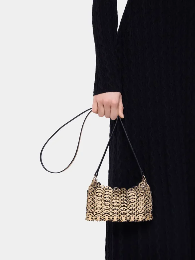 1969 vändbar nano-flipväska i läder
