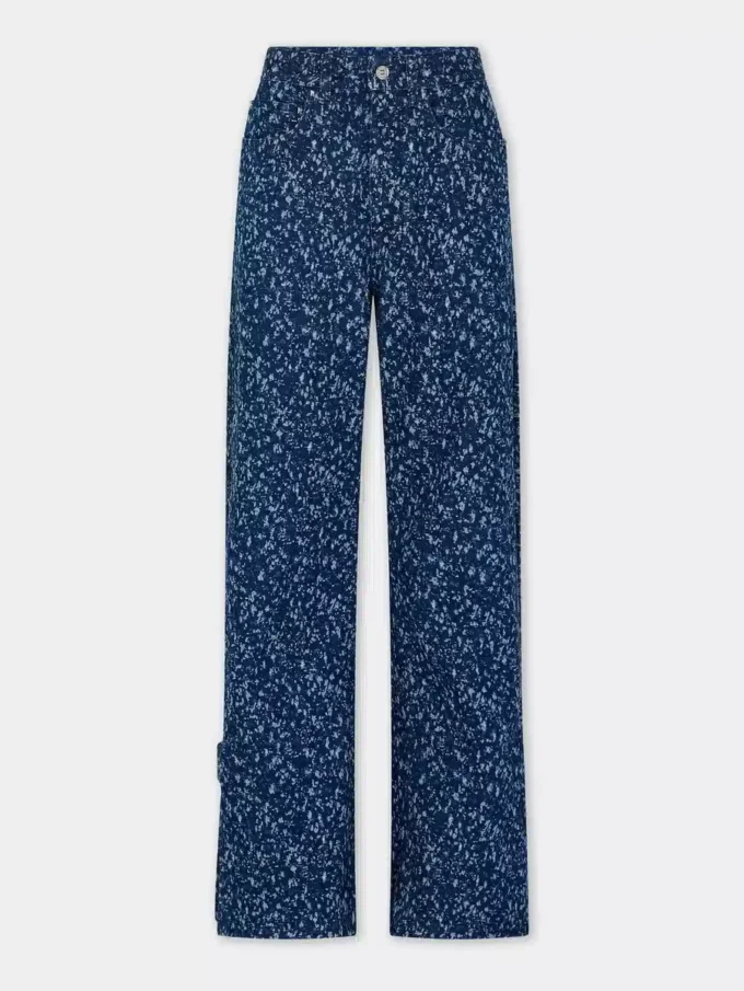 Baggy jeans med raka ben