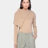 Beige tröja i ull