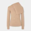 Beige tröja i ull