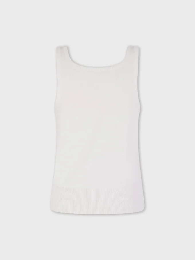 Broderad topp i ull