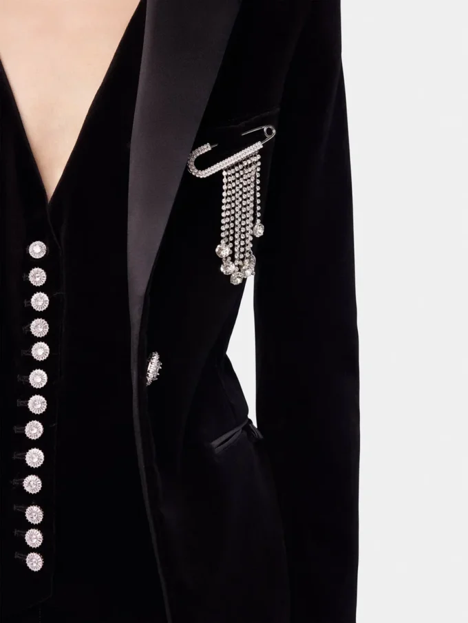 Brosch med strass