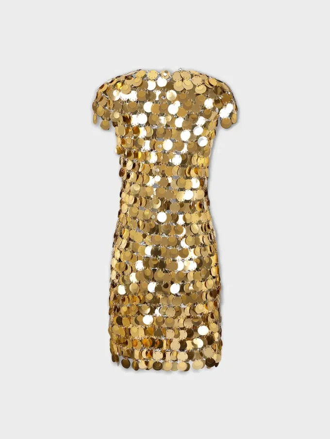 Den ikoniska guldklänningen Sparkle Disc Den ikoniska guldklänningen Sparkle Disc