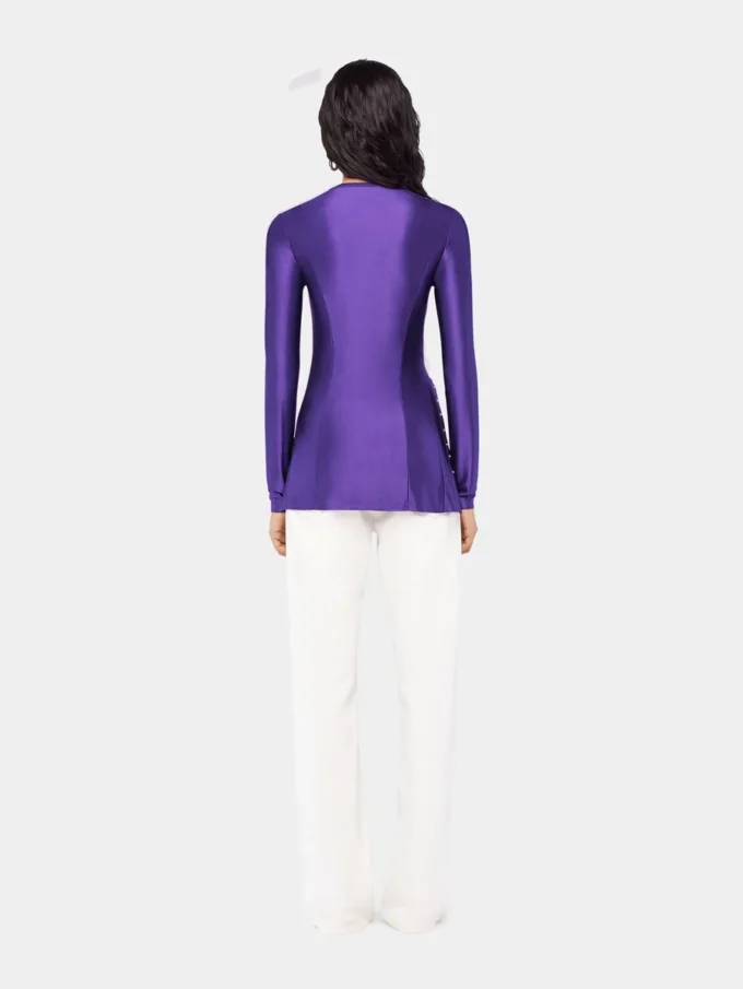 Drapad jerseyblus