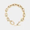 Guld XL Link-halsband Guld XL Link-halsband