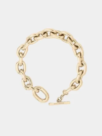 Guld XL Link-halsband