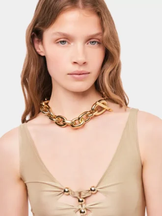 Guld XL Link-halsband
