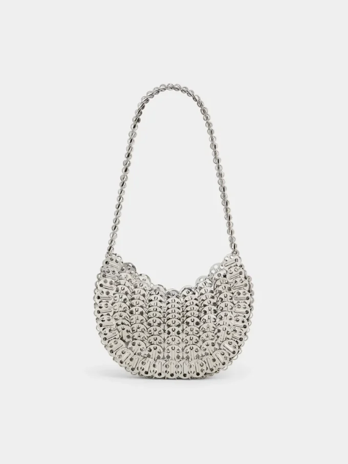 Ikonisk 1969 Moon Bag i silver Ikonisk 1969 Moon Bag i silver