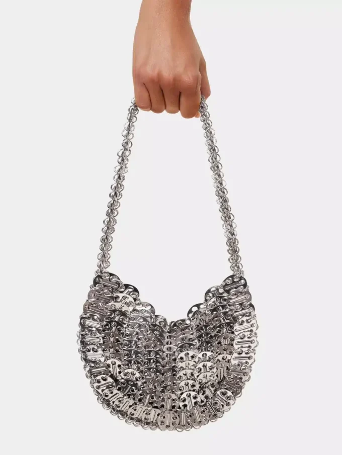 Ikonisk 1969 Moon Bag i silver Ikonisk 1969 Moon Bag i silver