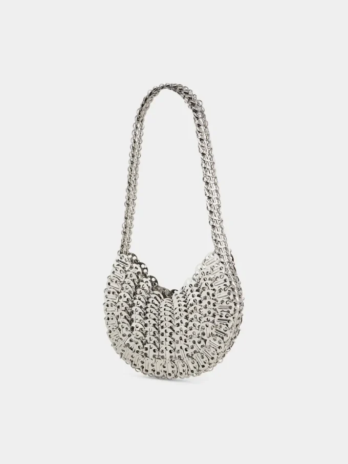 Ikonisk 1969 Moon Bag i silver Ikonisk 1969 Moon Bag i silver
