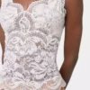 Ivory tank top i spets