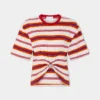 Kort t-shirt i bomull