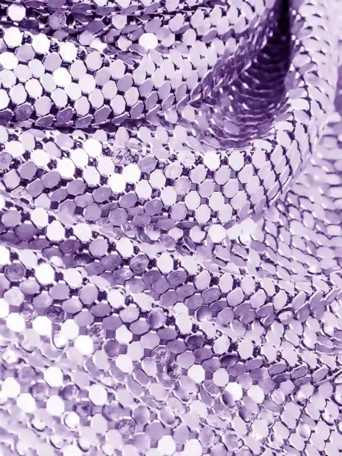 Lila kedjemail-scarf