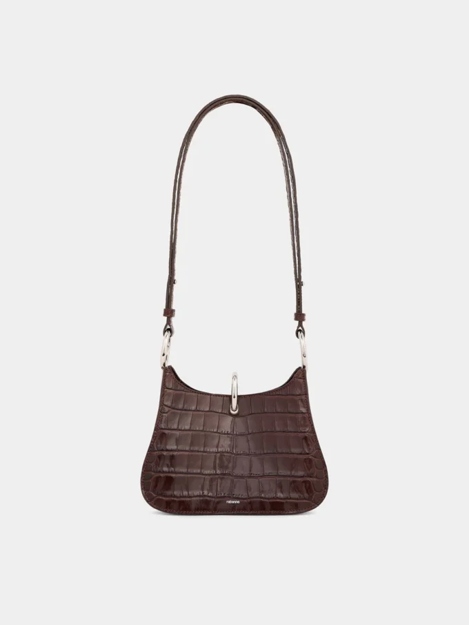 Liten ringväska i läder
