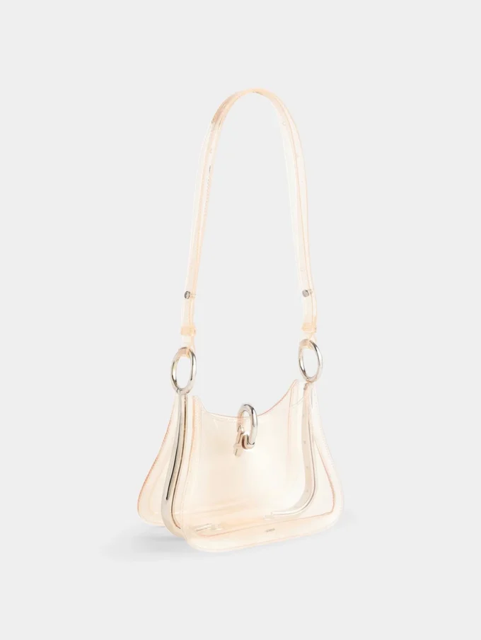 Liten transparent ringväska