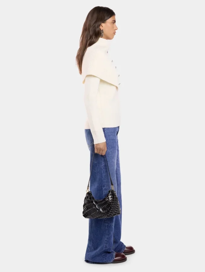 Offwhite tröja i ull