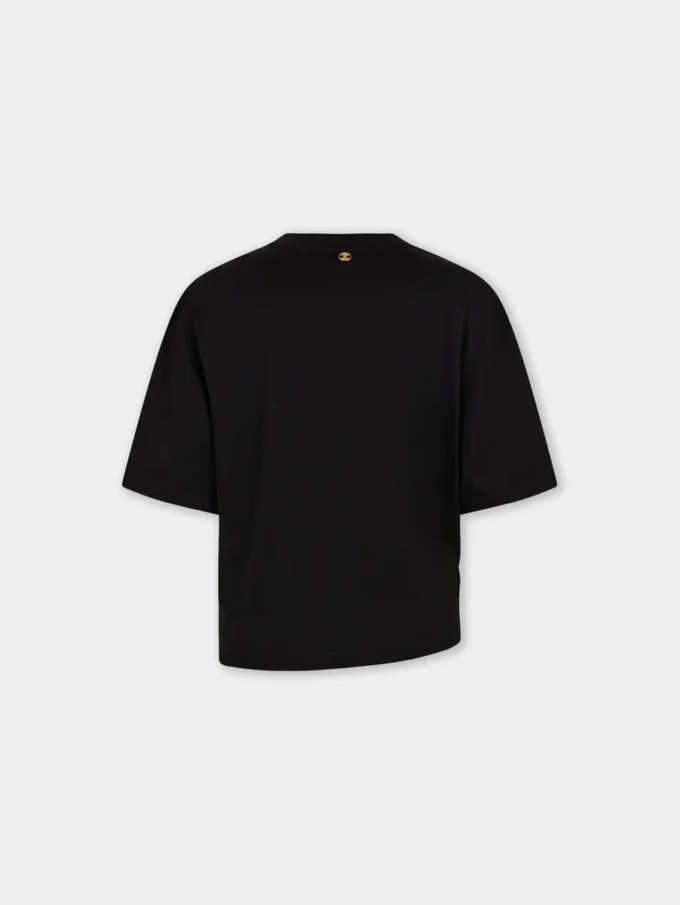 Oversize-T-shirt med piercing