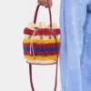 Raffia-hinkväska Raffia-hinkväska