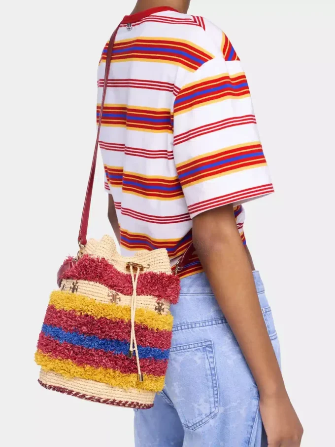Raffia-hinkväska Raffia-hinkväska