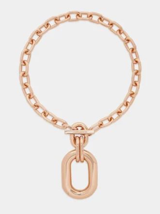 Roséguld XL Link-halsband