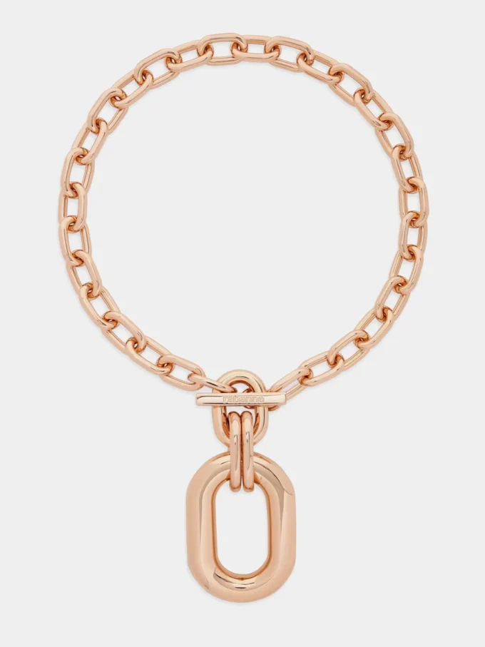 Roséguld XL Link-halsband
