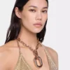 Roséguld XL Link-halsband
