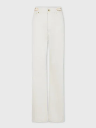 Signatur offwhite jeans med 1969-skivor