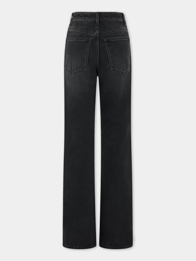 Signaturjeans i svart med 1969-skivor