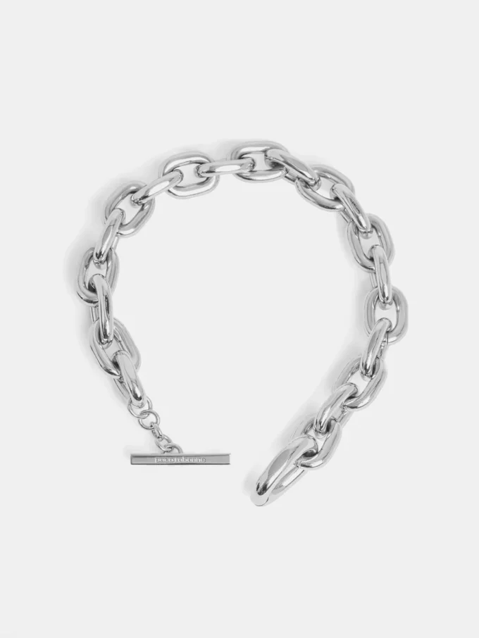 Silver XL Link-halsband Silver XL Link-halsband