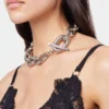 Silver XL Link-halsband Silver XL Link-halsband