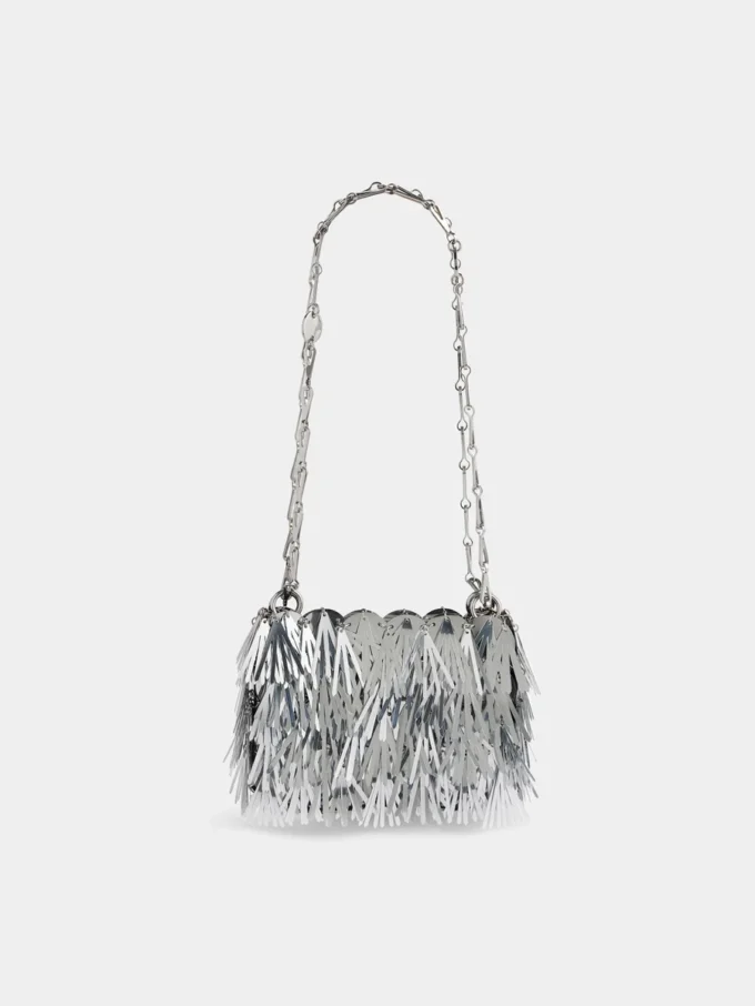 Sparkle nano metallisk pälsväska