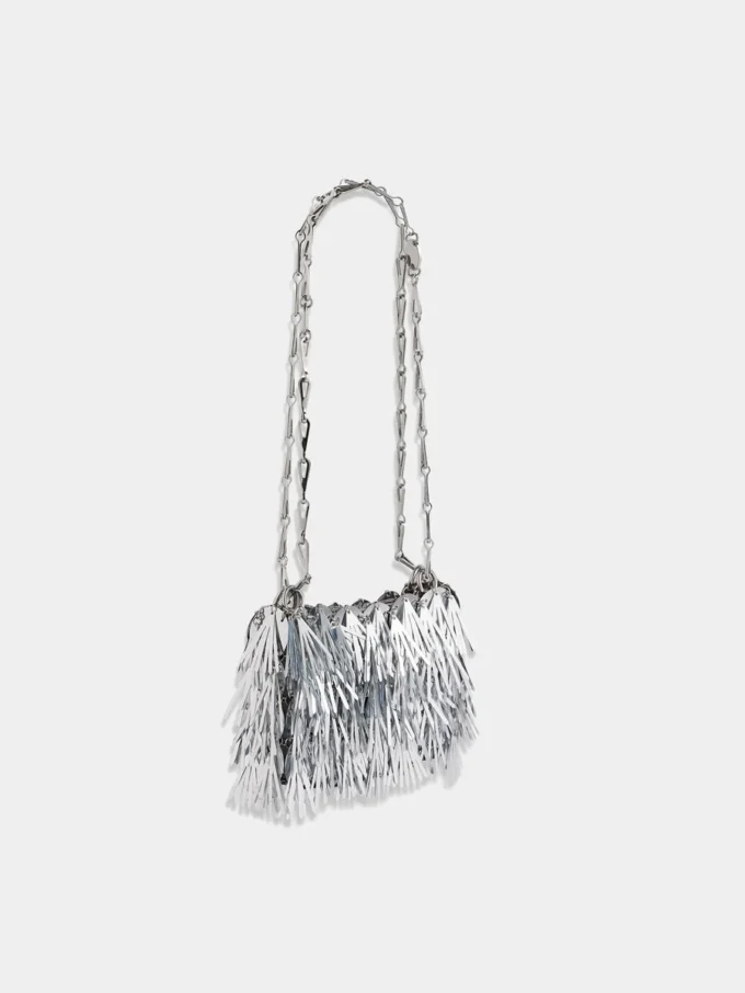 Sparkle nano metallisk pälsväska