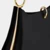 Stor ringläderväska