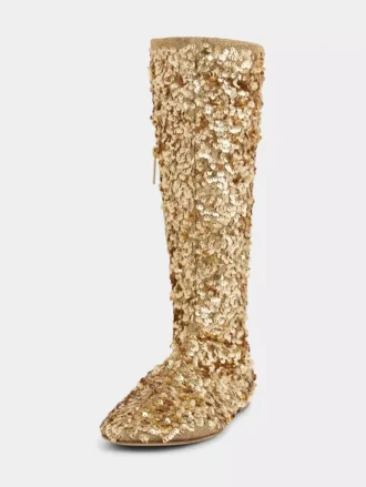 Stövlar med paljetter