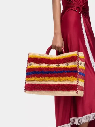 tote bag i raffia med remmar 2 330x439 - Tote bag i raffia med remmar