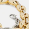 Åtta tjocka guld-/silverhalsband Åtta tjocka guld-/silverhalsband