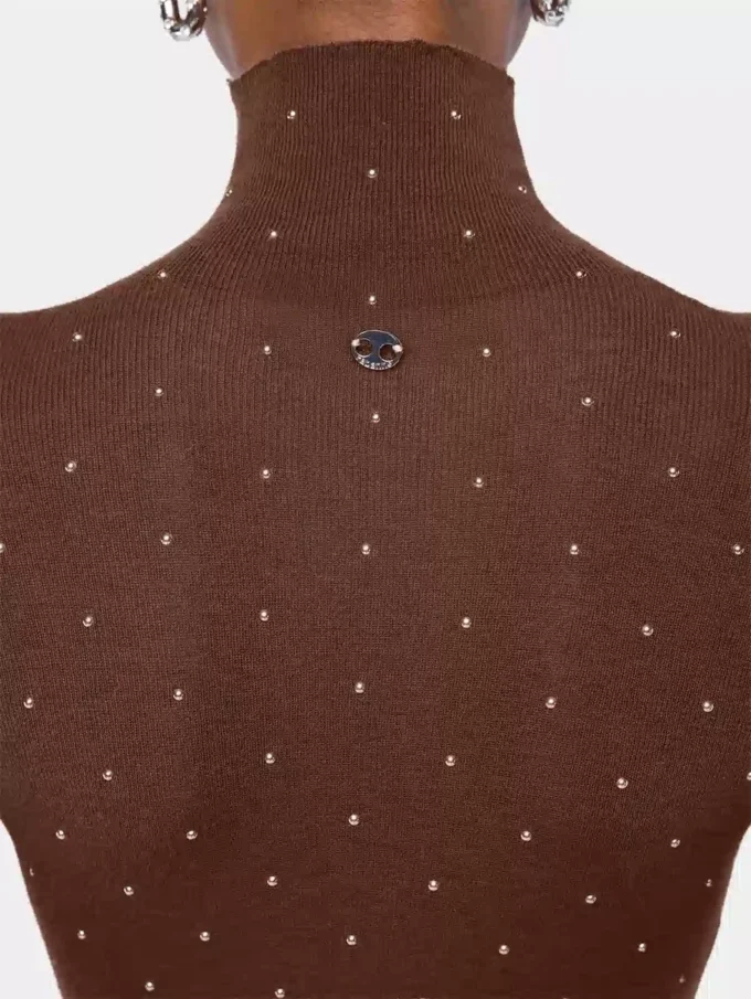 Turtleneck-tröja i ull som sitter som en andra hud
