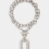 XL Link strass halsband