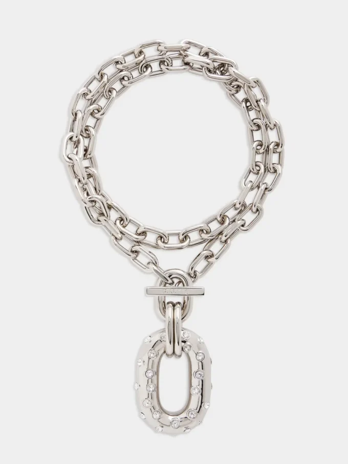 XL Link strass halsband