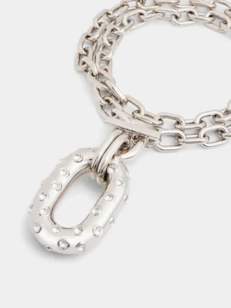 XL Link strass halsband